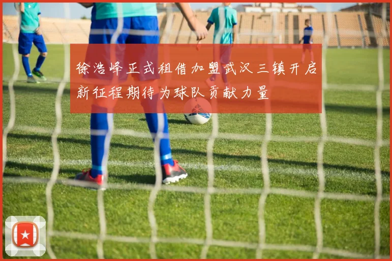 徐浩峰正式租借加盟武汉三镇开启新征程期待为球队贡献力量